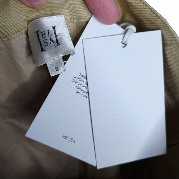 Helsa Chino Cargo Trouser Khaki Tan Size S - Picture 4 of 9